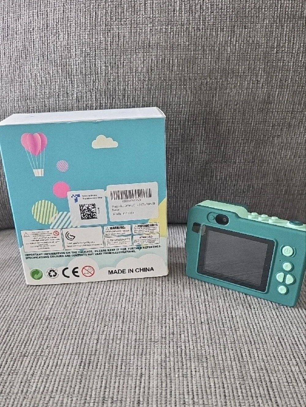 Waayu Kid's Camera - Light Green  Kids Digital Camera, New In Box.